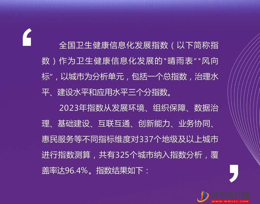 全國(guó)衛(wèi)生健康信息化發(fā)展指數(shù)（2023）發(fā)布(圖2)
